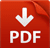 Ein roter Knopf mit dem Wort pdf darauf.